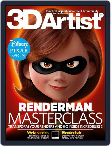 3D Artist September 1st, 2018 Digital Back Issue Cover