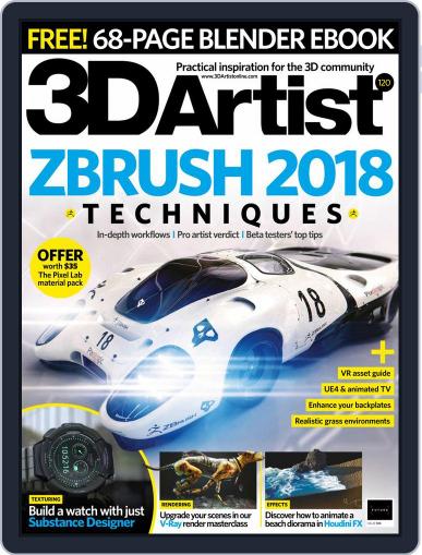 3D Artist August 1st, 2018 Digital Back Issue Cover