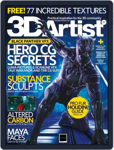 3D Artist May 1st, 2018 Digital Back Issue Cover