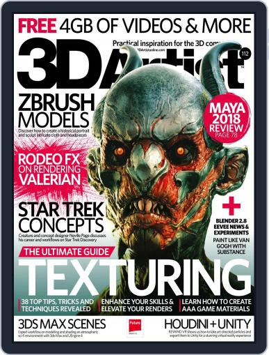 3D Artist December 15th, 2017 Digital Back Issue Cover