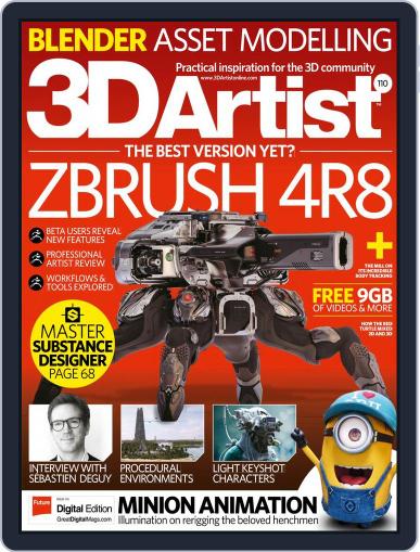 3D Artist November 1st, 2017 Digital Back Issue Cover