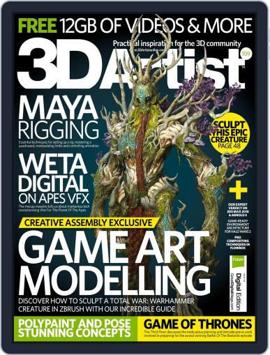 3D Artist October 1st, 2017 Digital Back Issue Cover