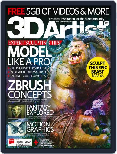 3D Artist July 1st, 2017 Digital Back Issue Cover