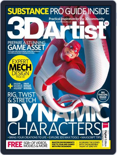 3D Artist June 1st, 2017 Digital Back Issue Cover