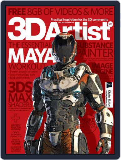 3D Artist April 1st, 2017 Digital Back Issue Cover
