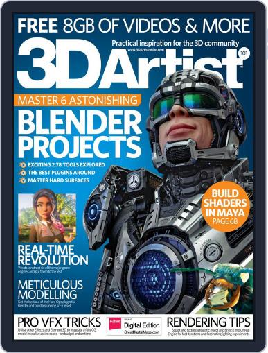 3D Artist February 1st, 2017 Digital Back Issue Cover