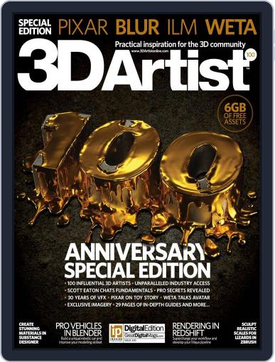 3D Artist January 1st, 2017 Digital Back Issue Cover