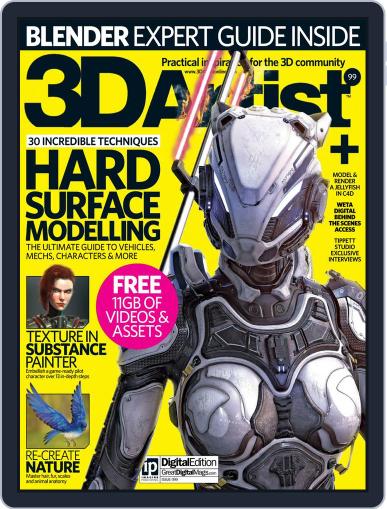 3D Artist December 1st, 2016 Digital Back Issue Cover