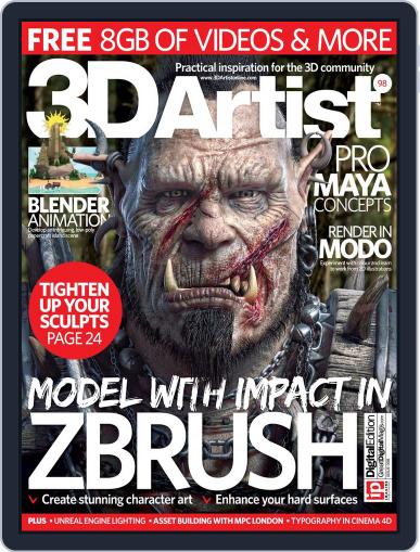3D Artist November 1st, 2016 Digital Back Issue Cover