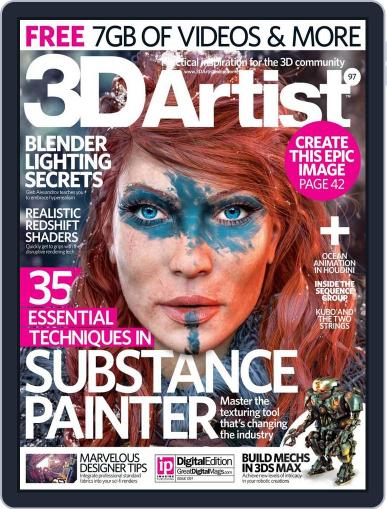 3D Artist August 10th, 2016 Digital Back Issue Cover