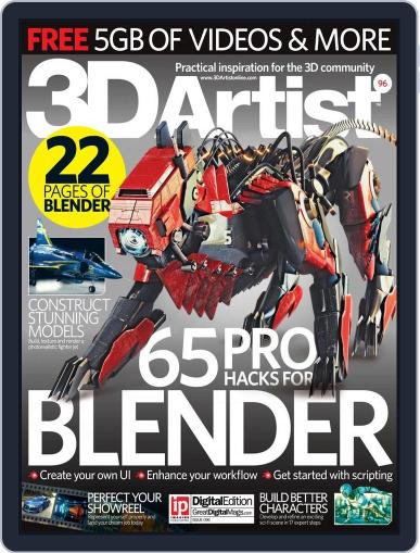 3D Artist July 13th, 2016 Digital Back Issue Cover