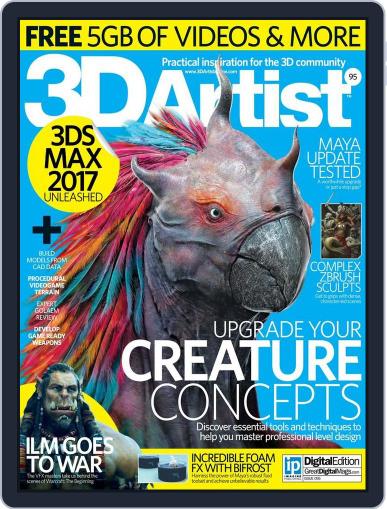 3D Artist June 15th, 2016 Digital Back Issue Cover