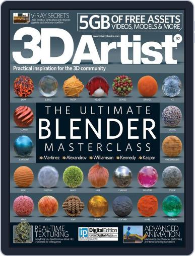 3D Artist March 23rd, 2016 Digital Back Issue Cover