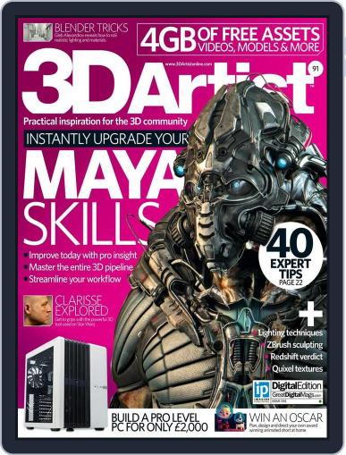 3D Artist February 24th, 2016 Digital Back Issue Cover