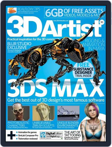 3D Artist January 27th, 2016 Digital Back Issue Cover