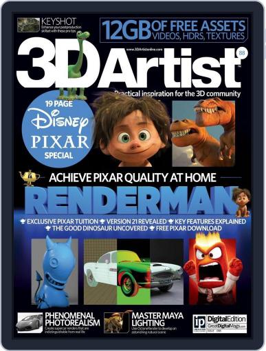 3D Artist November 27th, 2015 Digital Back Issue Cover