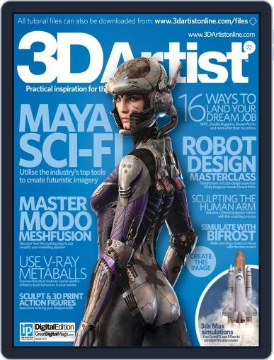 3D Artist September 9th, 2014 Digital Back Issue Cover
