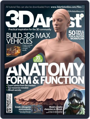 3D Artist August 12th, 2014 Digital Back Issue Cover