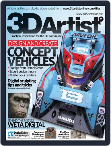 3D Artist July 15th, 2014 Digital Back Issue Cover