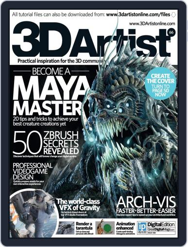 3D Artist March 26th, 2014 Digital Back Issue Cover