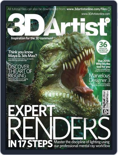 3D Artist January 7th, 2014 Digital Back Issue Cover