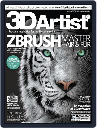 3D Artist November 6th, 2013 Digital Back Issue Cover