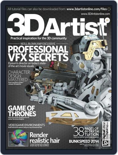 3D Artist September 10th, 2013 Digital Back Issue Cover
