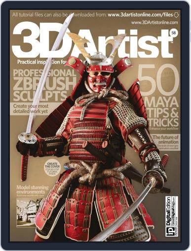 3D Artist August 13th, 2013 Digital Back Issue Cover