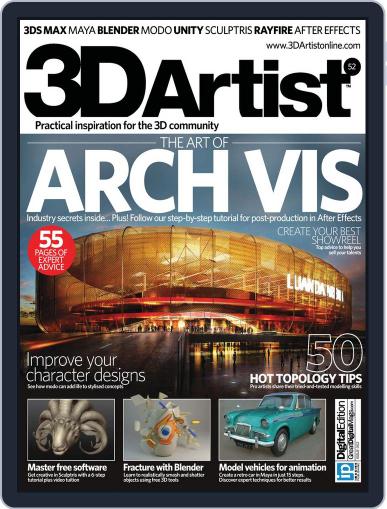 3D Artist February 28th, 2013 Digital Back Issue Cover