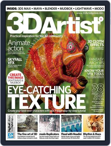 3D Artist January 31st, 2013 Digital Back Issue Cover