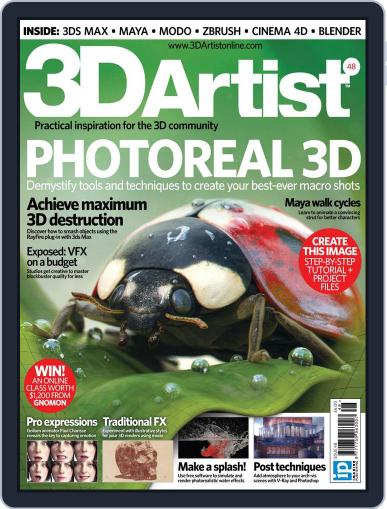 3D Artist November 7th, 2012 Digital Back Issue Cover