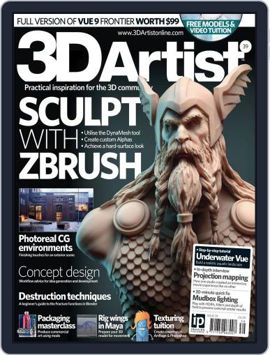 3D Artist March 7th, 2012 Digital Back Issue Cover