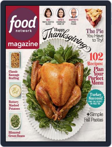 Food Network November 1st, 2019 Digital Back Issue Cover