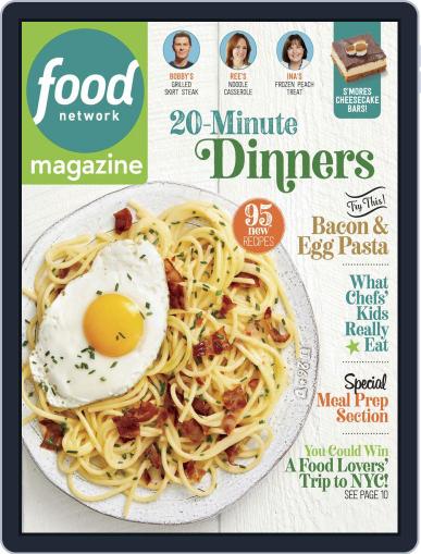 Food Network September 1st, 2019 Digital Back Issue Cover