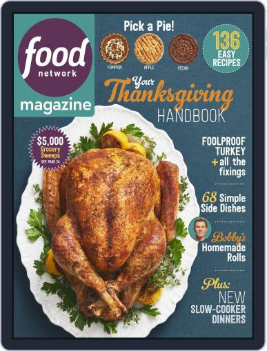 Food Network November 1st, 2018 Digital Back Issue Cover