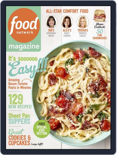 Food Network September 1st, 2017 Digital Back Issue Cover