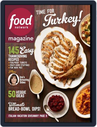 Food Network November 1st, 2016 Digital Back Issue Cover