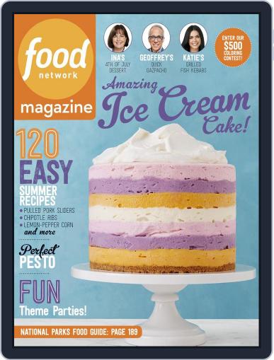 Food Network July 1st, 2016 Digital Back Issue Cover