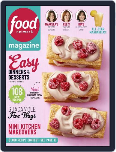 Food Network May 1st, 2016 Digital Back Issue Cover