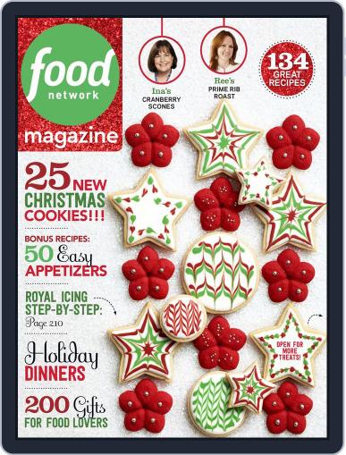 Food Network December 1st, 2014 Digital Back Issue Cover