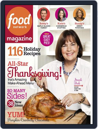 Food Network November 1st, 2014 Digital Back Issue Cover