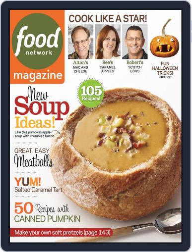 Food Network October 1st, 2013 Digital Back Issue Cover
