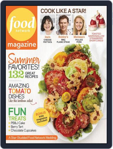 Food Network August 7th, 2012 Digital Back Issue Cover