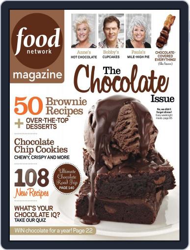 Food Network February 7th, 2012 Digital Back Issue Cover