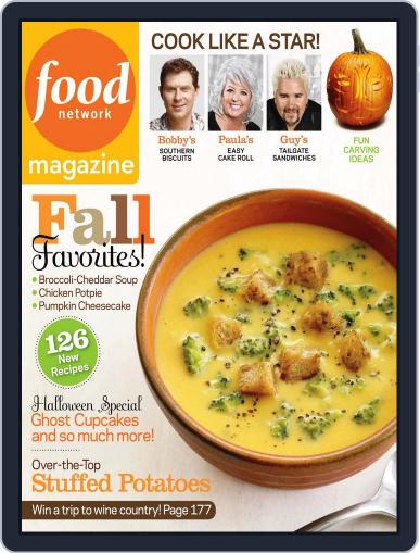 Food Network September 13th, 2011 Digital Back Issue Cover