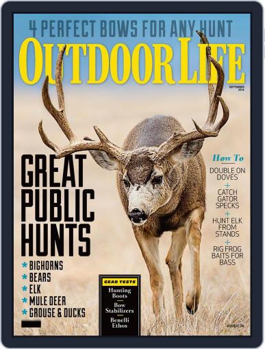 Outdoor Life August 12th, 2014 Digital Back Issue Cover