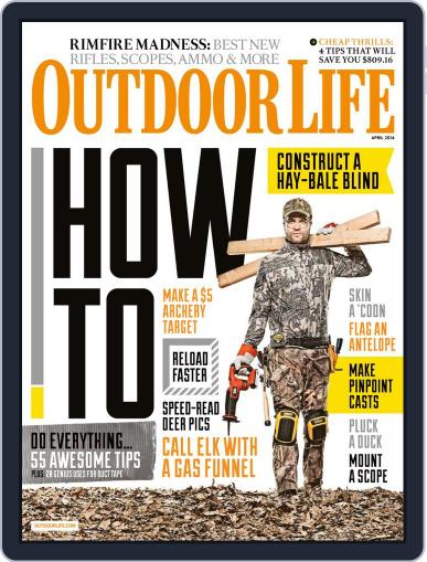 Outdoor Life March 8th, 2014 Digital Back Issue Cover