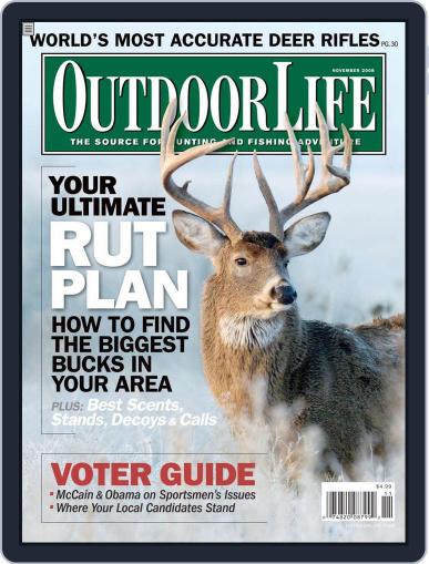 Outdoor Life October 11th, 2008 Digital Back Issue Cover