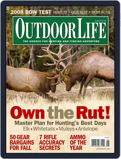 Outdoor Life July 15th, 2008 Digital Back Issue Cover