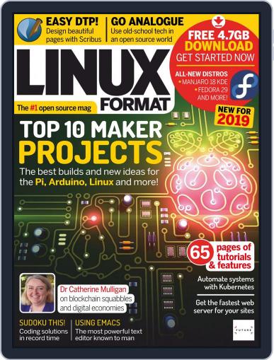 Linux Format January 1st, 2019 Digital Back Issue Cover